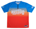 RBA Zip Front Henley Mock Mesh S/S Jersey