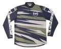 RBA Zip Mock Neck Mock Mesh L/S Jersey