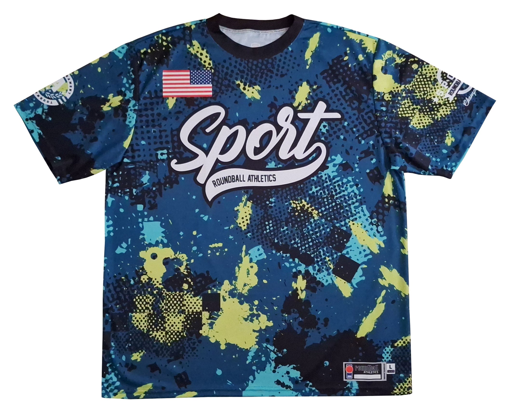 RBA Crew Neck Mock Mesh S/S Jersey
