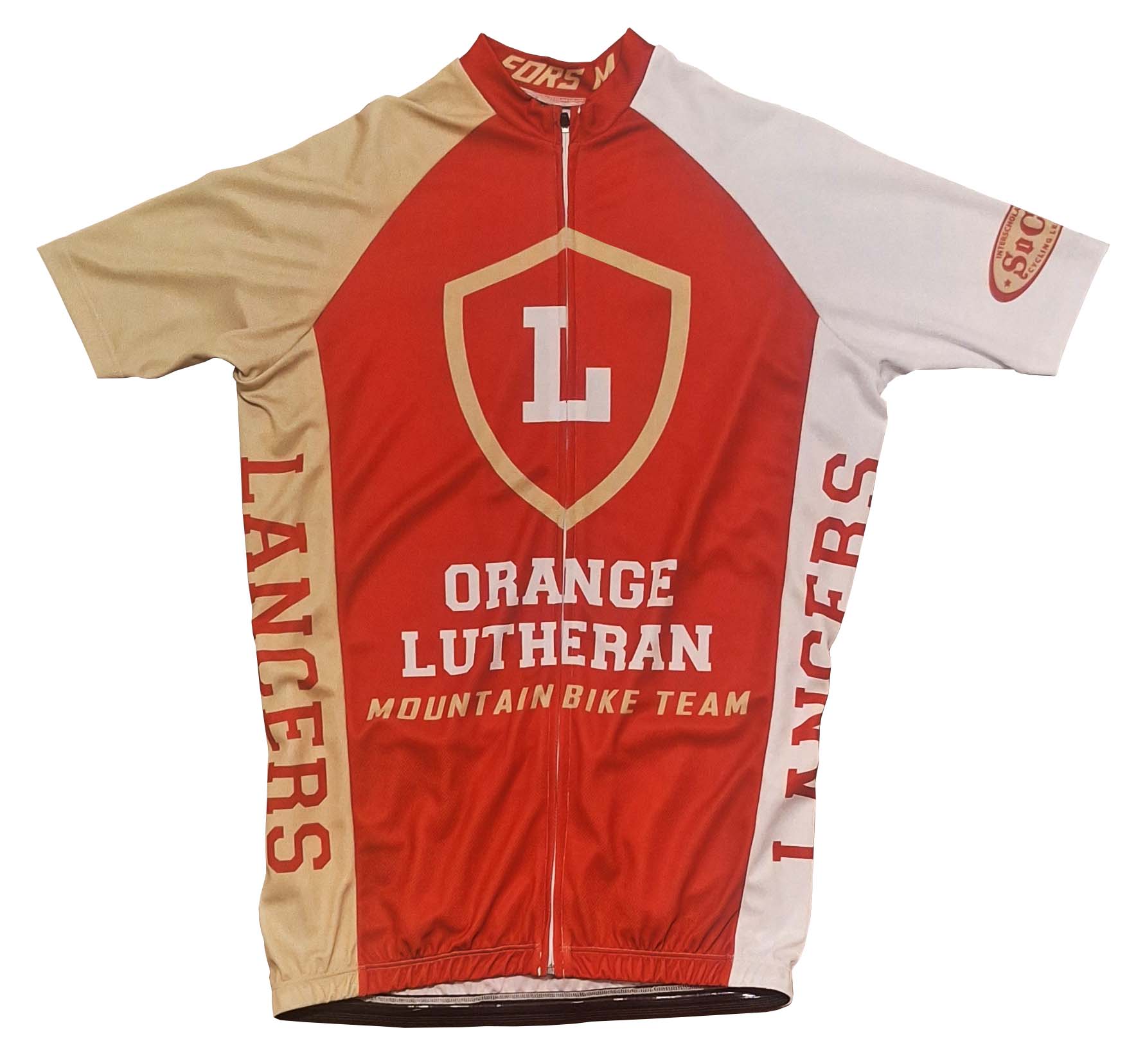 RBA Zip Front Cycling Side Panel Mock Mesh Raglan S/S Jersey