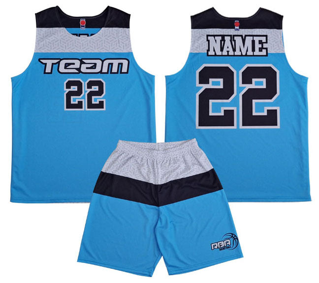 RBA Reversable Mock Mesh Jersey Basketball Kit