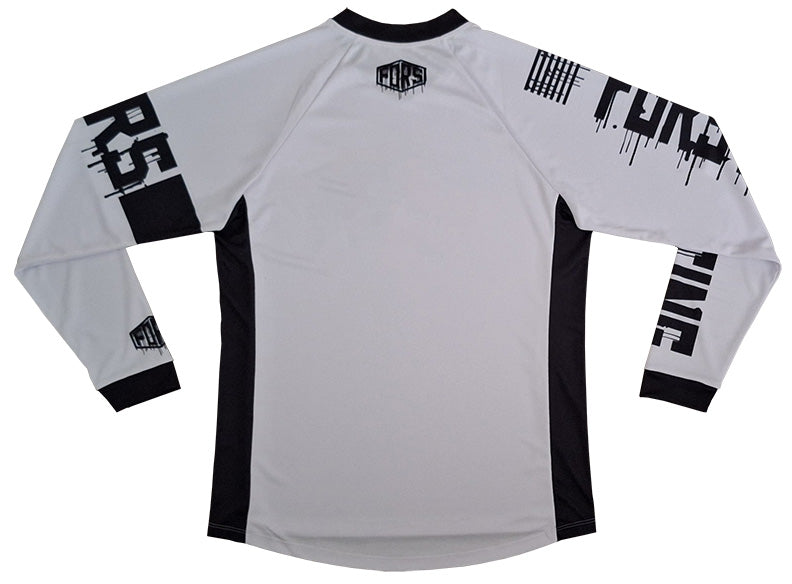 RBA V-Nk Side Panel Mock Mesh Raglan L/S Jersey